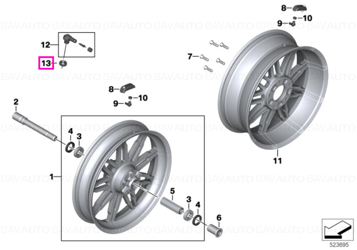 07145B4D9E4 - Piesa de schimb originala BMW Group - 07145B4D9E4 - BMW Motorrad - Original BMW Motorrad Group - BavAUTO