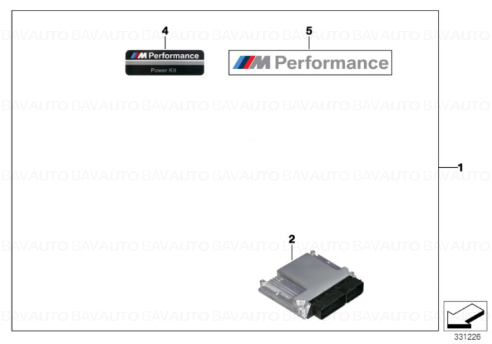 11122338015 - Power Kit - BMW Performance Seria 3, Seria 4 | BavAUTO