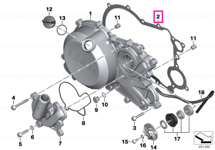 11138562759 - Garnitură ambreiaj - BMW Motorrad - Original BMW Motorrad