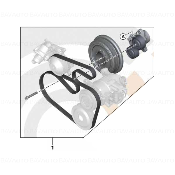11282409321 - Kit reparatie complet fulie vibrochen - BMW Seria 1 E81, E82, E87, E88, Seria 3 E90, E91, E92, E93, X1 E84 - Value-Line | BavAUTO