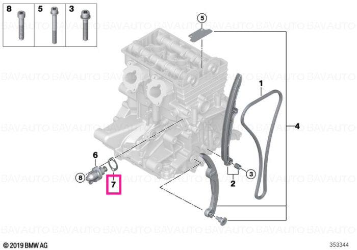 11317729597 - Garnitura - BMW Motorrad - Original BMW Motorrad