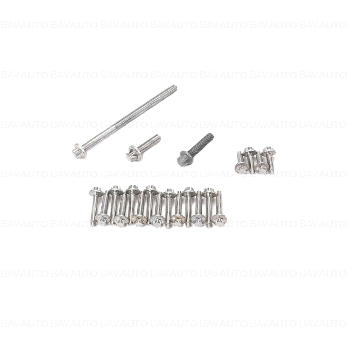 Set suruburi aluminiu, montaj pompa ulei - BMW Seria 1 E82 E88 F20 F21, Seria 2 F22 F23, Seria 3 E90 E91 E92 E93 F30 F31 F34, Seria 4 F32 F33 F36, Seria 5 F07 F10 F11, Seria 6 F06 F12 F13, Seria 7 F01 F02, X1 E84, X3 F25, X4 F26, X5 E70 F15, X6 E71 F16