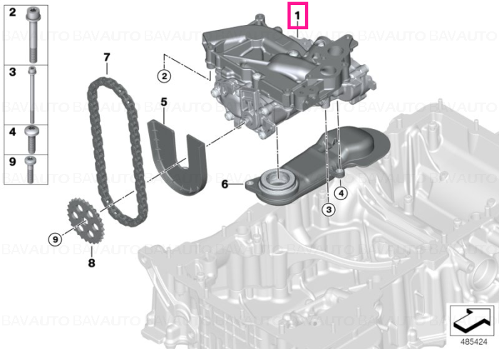 11417852262 - Oil pump  - Original BMW