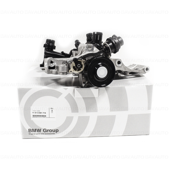 11518591719 - Coolant pump with mounted parts - BMW - X2 F39, Seria 1 F40 - de la 02.11.2017 - Original BMW Group - BavAUTO