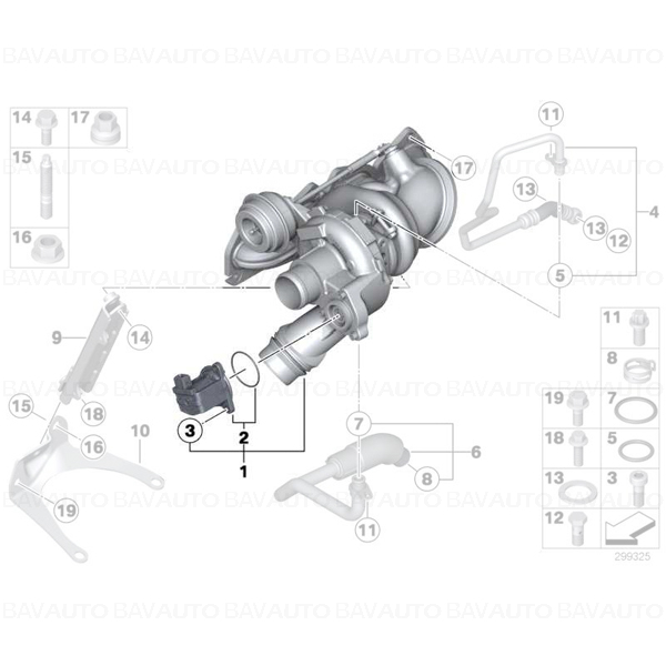 11627645758 - Turbina - BMW Seria 1 F20, F21 - 118i, 118i, BMW Seria 3 F30 - 320i | BavAUTO