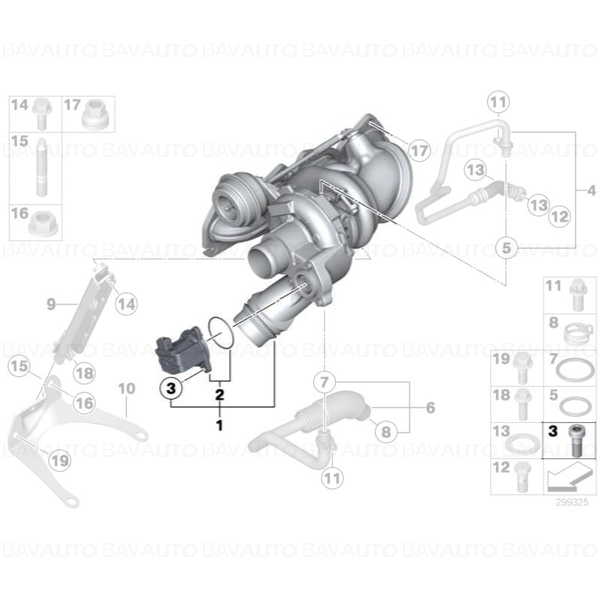 11627645759 - Turbina - BMW Seria 1 F20, F21 - 114i, 116i, Seria 3 F30, F31 - 316i | BavAUTO
