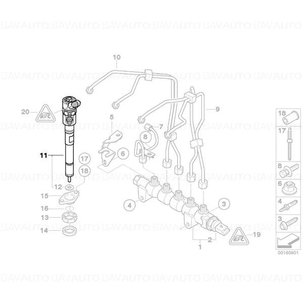13537804978 - Injector - Mini R55 | BavAUTO