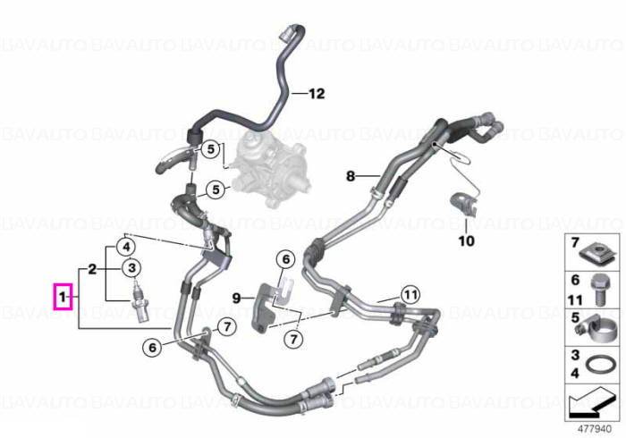 13537823549 - Fuel pipe