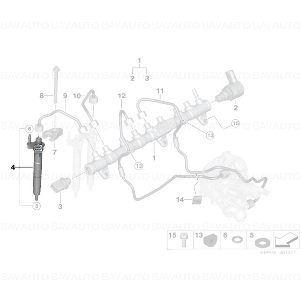 13538571565 - RP Injector - BMW Seria 5, 6, 7, X3 | BavAUTO