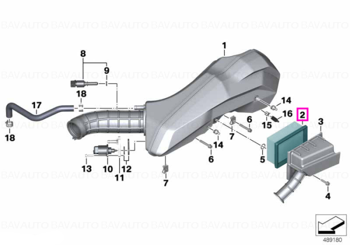 Filtru aer motor - BMW Motorrad K08 (C 400 GT), K09 (C 400 X)