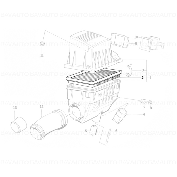 13721720861 - Filtru aer motor - BMW Seria 3 E36 | BavAUTO
