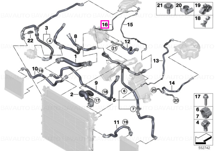 17125A054D7 - Piesa de schimb - BMW - Original BMW Group - BavAUTO