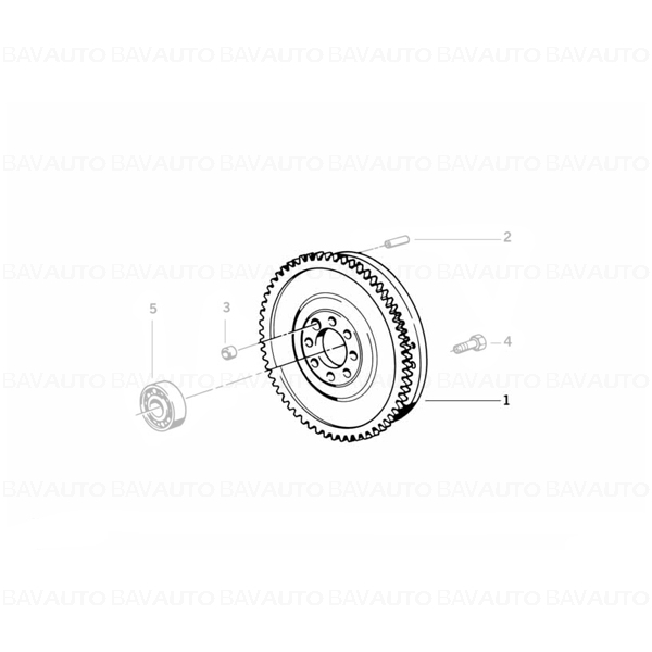 21212229010 - Volanta masa dubla - BMW Seria 3 E36, Z3 E36 | BavAUTO