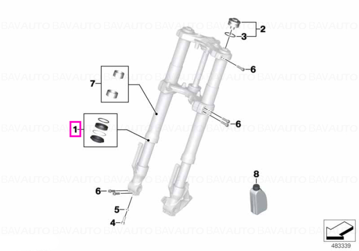 31429829220 - Set garnituri - BMW Motorrad - Original BMW Motorrad Group - BavAUTO