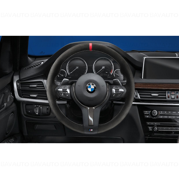 32302253649 - Volan "BMW M Performance" II, piele Alcantara, ornament carbon - BMW Seria 5 F07 F10 F11, Seria 6 F06 F12 F13 - Original BMW M Performance