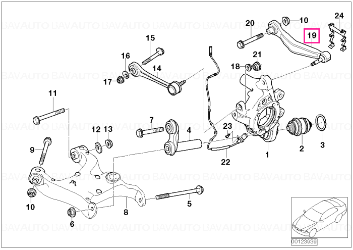 33322347992 - Repair kit, wishbone, right VALUE LINE - Original BMW