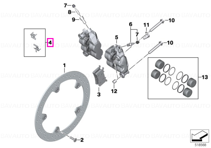 34111542308 - Piesa de schimb originala BMW Group - 34111542308 - BMW Motorrad - Original BMW Motorrad Group - BavAUTO
