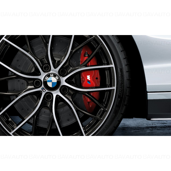 34112289348 - Kit retrofit pentru frane sport, rosu BMW M Performance pentru Seria 5 G30, G31, Seria 6 G32, Seria 7 G11, G12