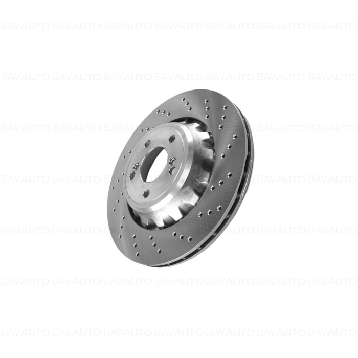 34207889668 - Disc frana ventilat si perforat, M Performance, punte spate, dreapta, Ø370mm - BMW Seria 2 F87M, Seria 3 F80…