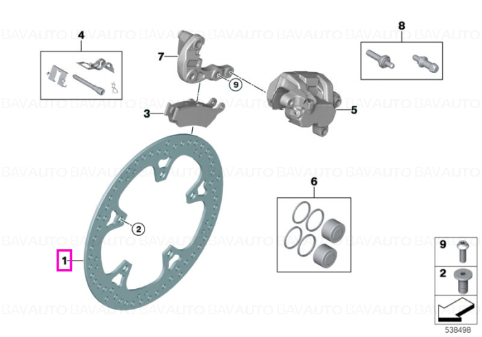34211627694 - Piesa de schimb originala BMW Group - 34211627694 - BMW Motorrad - Original BMW Motorrad Group - BavAUTO