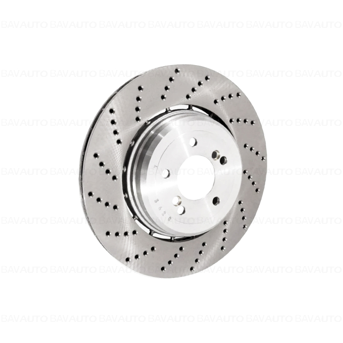 34212282807 - Disc frana ventilat perforat stanga 370X24 - BMW - Seria 5 E60, Seria 5 E61 LCI - de la 01.09.2004 - Origina…