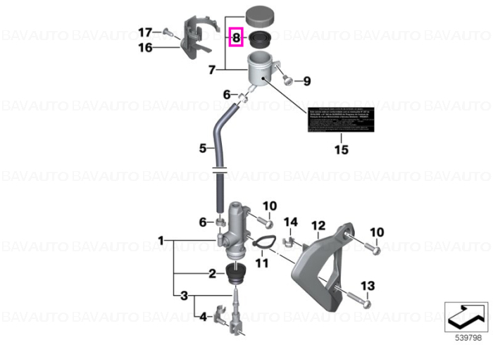 34318358710 - Gaiter - BMW Motorrad - K80, K81 - de la 01.02.2018 - Original BMW Motorrad Group - BavAUTO