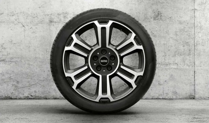 Janta aliaj usor - Turnstyle Spoke 558 - Bicolor Gri/Argintiu (Spectre Grey / Bright Turned) - 8Jx19 ET:47 - Mini Countryman F60