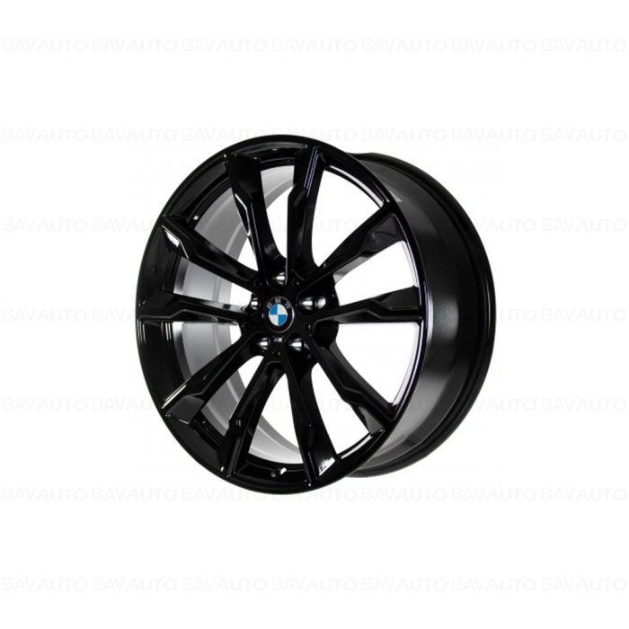 Janta aliaj usor - M Performance Double Spoke 699M - Negru (Jet Black Solid) - 9,5Jx20 ET43 - BMW X3 G01 G08, X4 G02