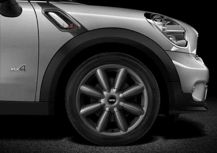 Janta aliaj usor - Turbo Fan R126 - Gri (Dark Orbit Grey) - 7,5Jx18 ET:52 - Mini Countryman R60, Paceman R61