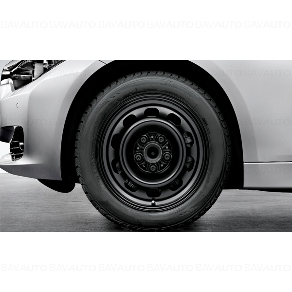 36112456809 - Roata completa de iarna - BMW Steel wheel 12 cu anvelopa Bridgestone Blizzak LM-001 RFT* (BMW) - 205/55R16 91H - TPMS / RDCi pentru F20, F21, F22, F23