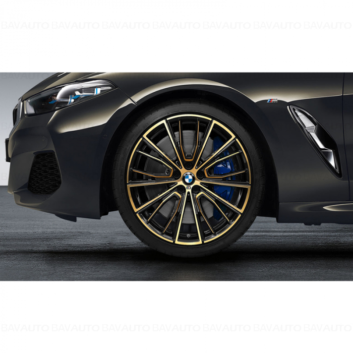 Set roti complete de vara - BMW M Performance Multi Spoke cu anvelopa Pirelli P-Zero r-f MOE* (BMW) 245/35R20 95Y XL si 275/30R20 97Y XL TPMS / RDCi pentru Seria 8 G14, G15, G16 
