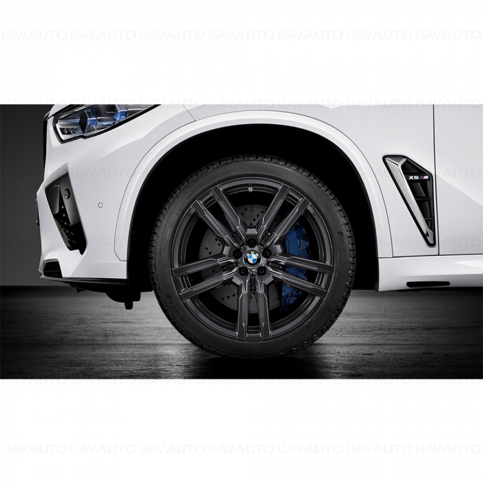 36112471521 - Roata completa de iarna - BMW M Double Spoke 808M cu anvelopa Michelin Pilot Alpin 5 SUV* (BMW) - 295/35R21 107V XL - TPMS / RDCi pentru F95, F96 X5M, X6M 