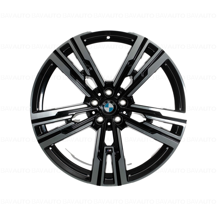 Janta aliaj usor - M Performance Star Spoke 908M - Bicolor Negru (Black 2 Solid/Bright Turned) - 9Jx21 ET:24 - BMW Seria 7 G70