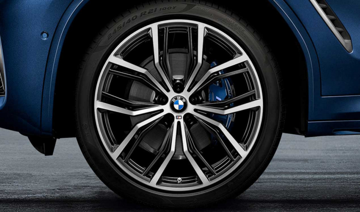36115A478D2 - Set roti complete de vara - BMW M Performance Y-Spoke cu anvelopa Bridgestone ALENZA 001 RFT* (BMW) 245/40R21 100Y XL si 275/35R21 103Y XL TPMS / RDCi pentru G01, G02