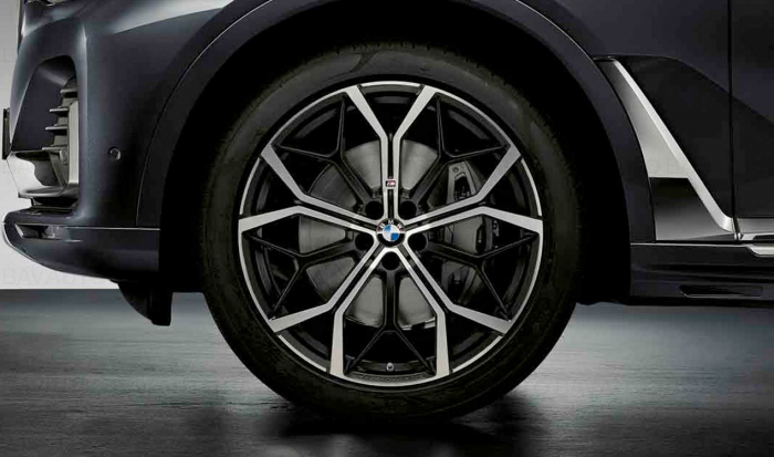 36115A563A1 - Set roti complete de vara - BMW M Performance Y-Spoke cu anvelopa Pirelli P Zero r-f* (BMW) 275/40R22 107Y XL si 315/35R22 111Y XL TPMS / RDCi pentru G07 LCI