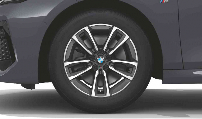 36115A563C1 - Set roti complete de vara - BMW M Double Spoke cu anvelopa Bridgestone Turanza T005* (BMW) 205/60R17 97W XL TPMS / RDCi pentru U06