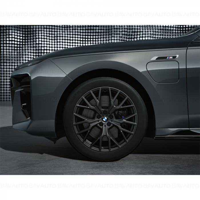 36115A64985 - Roata completa de iarna - BMW M Performance Y-Spoke 911M cu anvelopa Bridgestone Blizzak LM005* (BMW) - 255/45R20 105V XL - TPMS / RDCi pentru Seria 7 G70  - Original BMW