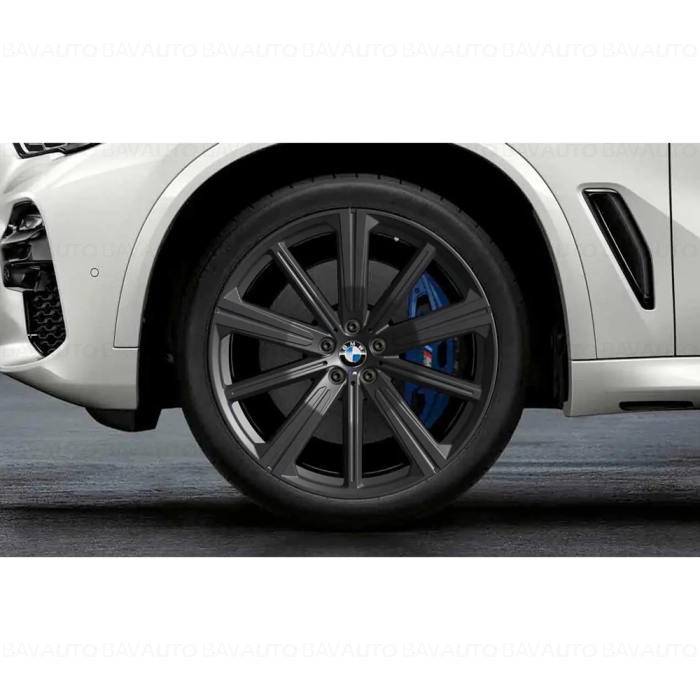36115A6C3F1 - Set roți complete de vară - M Performance Star Spoke 749M cu anvelopa Continental Premium Contact 6 - 275/35R22 104Y XL FA / 315/30R22 107Y XL RA - BMW X5/X6 G05/G06/G18 LCI
