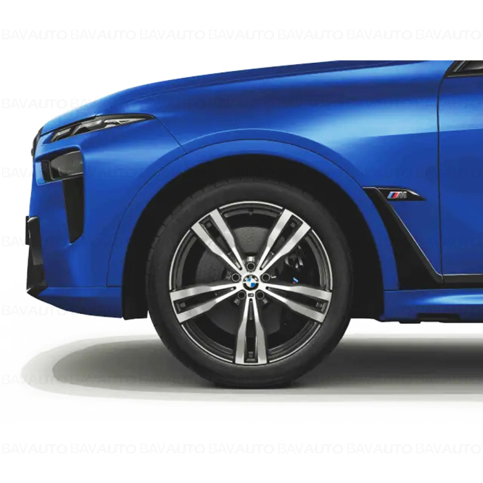 36115A6D1E4 - Roată completă de iarnă - M Double Spoke 754M (bright turned) cu anvelopa Pirelli Scorpion Winter r-f - 285/45R21 113H XL - BMW X7 G07 LCI