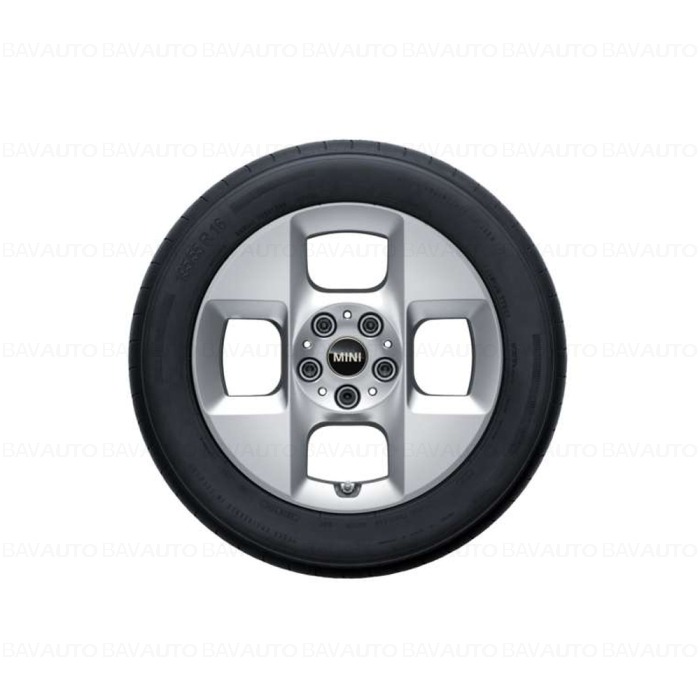 36115A8FF98 - Roată completă de iarnă - 4 Square Spoke 955 cu anvelopa Continental Winter Contact TS860S - 195/55R16 91H XL - Mini F65/F66/F67