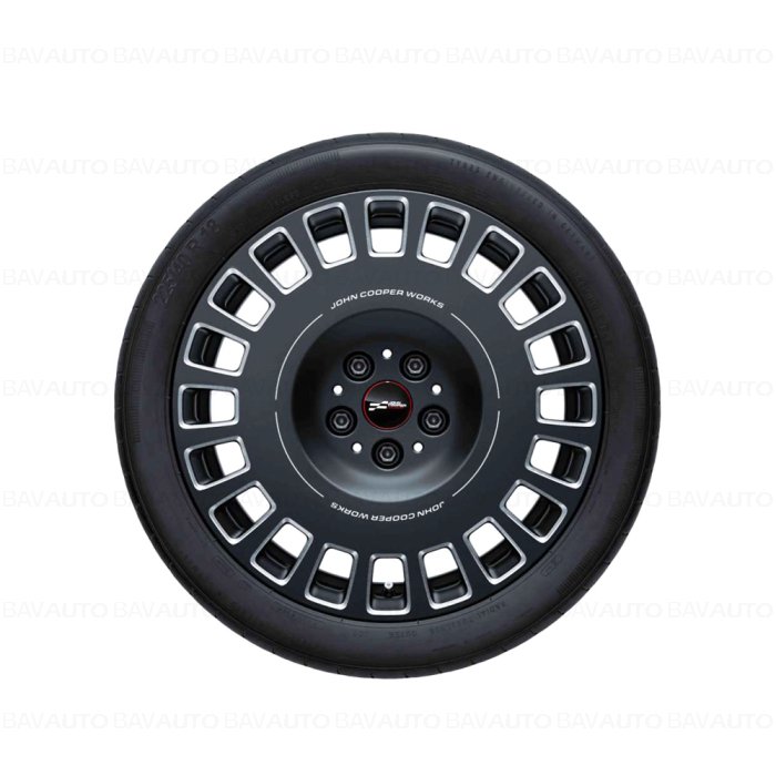 36115B30818 - Set roți complete de vară - JCW Rallye Spoke 992 (bright milled) cu anvelopa Hankook iON evo R - 225/40R18 92Y XL - Mini Cooper J01
