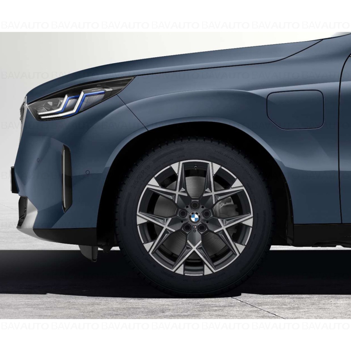 36115B4E9E3 - Roată completă de iarnă - M Y-Spoke 1035M (bright turned) cu anvelopa Continental VikingContact 8 - 245/50R19 105T XL - BMW X3 G45