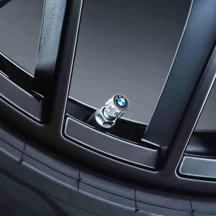 Set capace ventil roata, cu emblema BMW - BMW Seria 2 G87 M2, Seria 3 G80 G81 M3, Seria 4 G82 G83 M4, Seria 5 G90 G99 M5, iX3 NA5