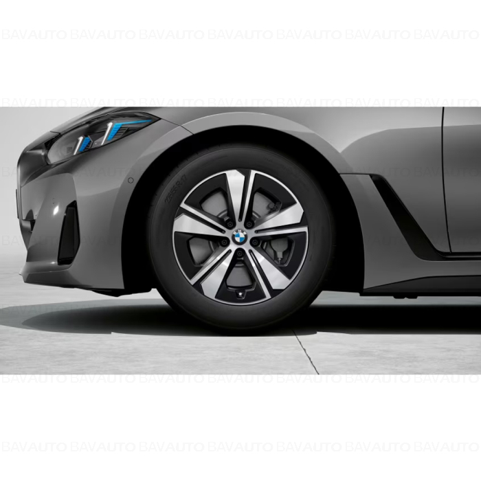 36115B5CFD5 - Roată completă de iarnă - Aerodynamic wheel 852 (bright turned) cu anvelopa Goodyear Ultra Grip Performance + - 225/55R17 101H XL - BMW Seria 4/i4 G26