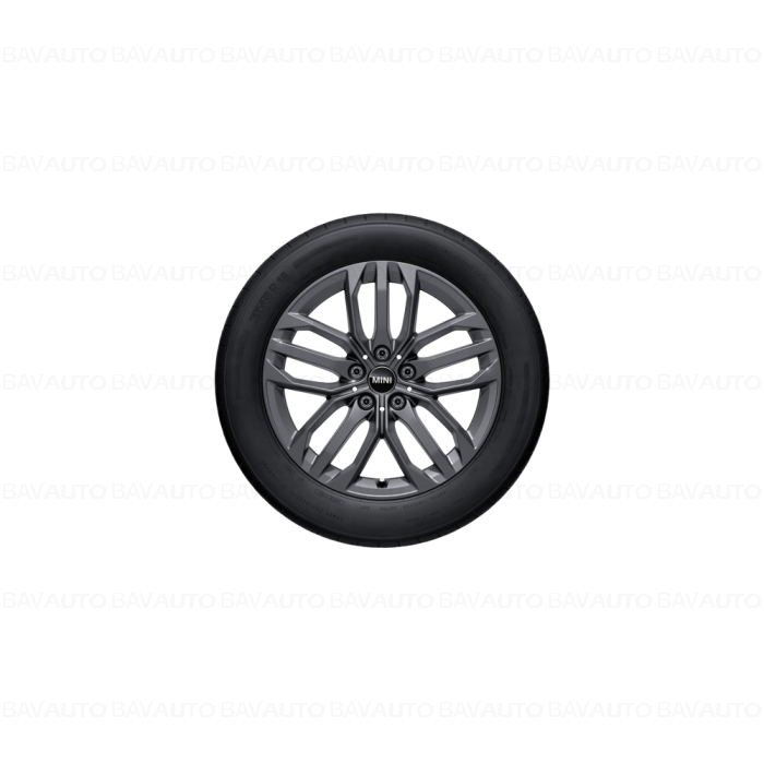 36115B5D016 - Roată completă de iarnă - JCW Double Spoke 879 cu anvelopa Bridgestone Blizzak LM005 - 205/60R18 99H XL - Mini Countryman U25