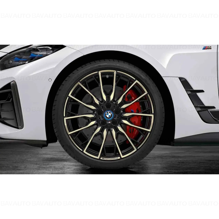 36115B75891 - Set roți complete de vară - M Performance Double Spoke 868M (bright milled, flow forming) cu anvelopa Goodyear Eagle F1 Asymmetric 5 - 245/35R20 95Y XL FA / 255/35R20 97Y XL RA - BMW Seria 4 Gran Coupe G26