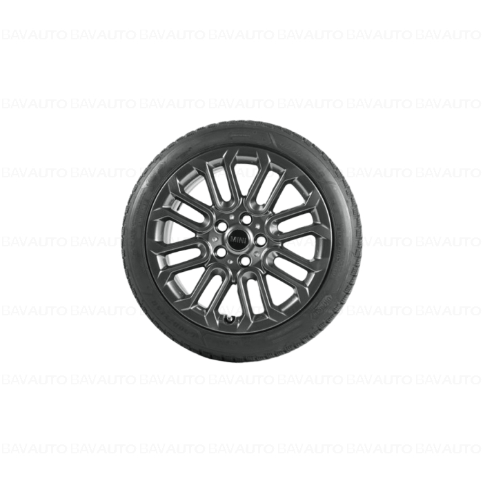 36115B76D77 - Roată completă de iarnă - U-Spoke 982 cu anvelopa Continental VikingContact 8 - 205/50R17 93H XL - Mini Cooper J01