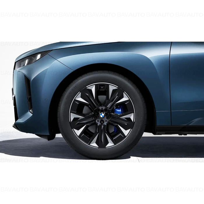 36115B76D83 - Roată completă de iarnă - M Aerodynamic wheel 1024M (bright turned, flow forming) cu anvelopa Goodyear Ultra Grip Performance + - 255/50R21 109H XL - BMW iX I20