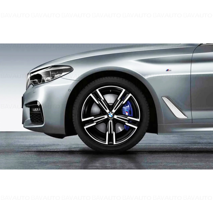 36115B84309 - Roată completă de iarnă - M Double Spoke 848M (bright turned, flow forming) cu anvelopa Continental Winter Contact TS860S SSR - 225/45R18 95V XL - BMW Seria 3/4 G20/G21/G22/G23/G42 - punte față