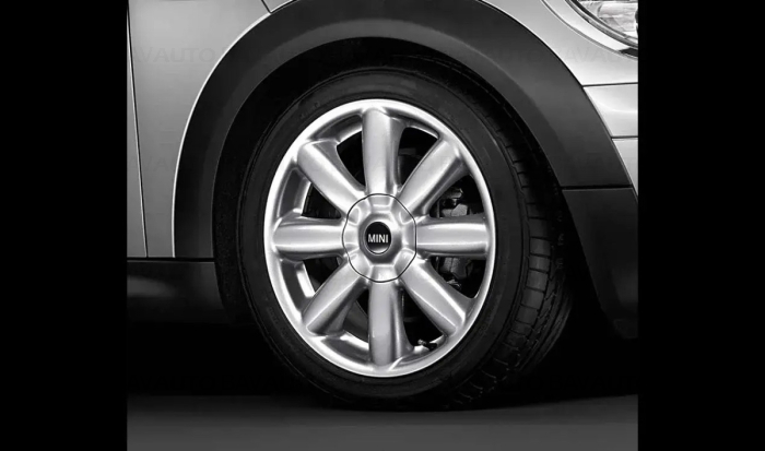 Janta aliaj usor - Crown Spoke 104 - Argintiu (Silver) - 7Jx17 ET:48 - Mini Cabrio R52 R57, Clubman R55, Coupe R58, Roadster R59, R50, R53, R56